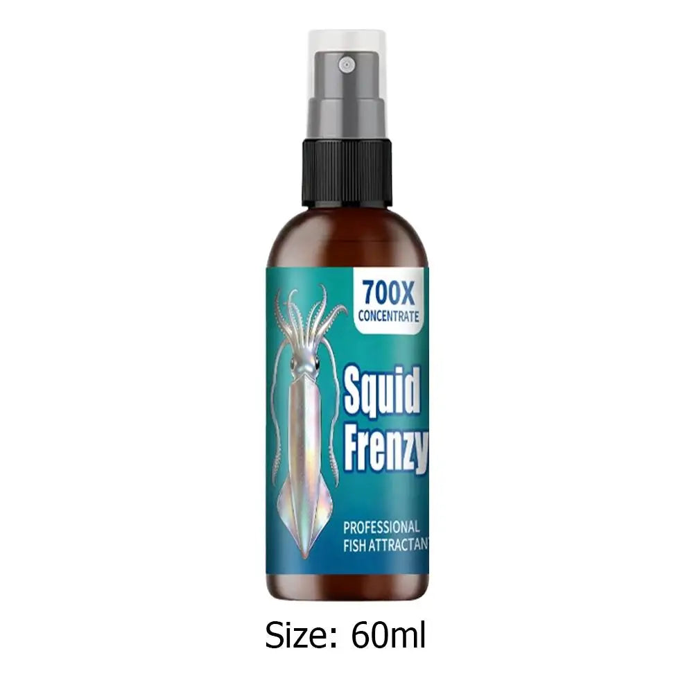 Squid Fishing Attractant Liquid 60ml – Multi-Effect Lure (3pk) Fishing Attractant Oasis Select