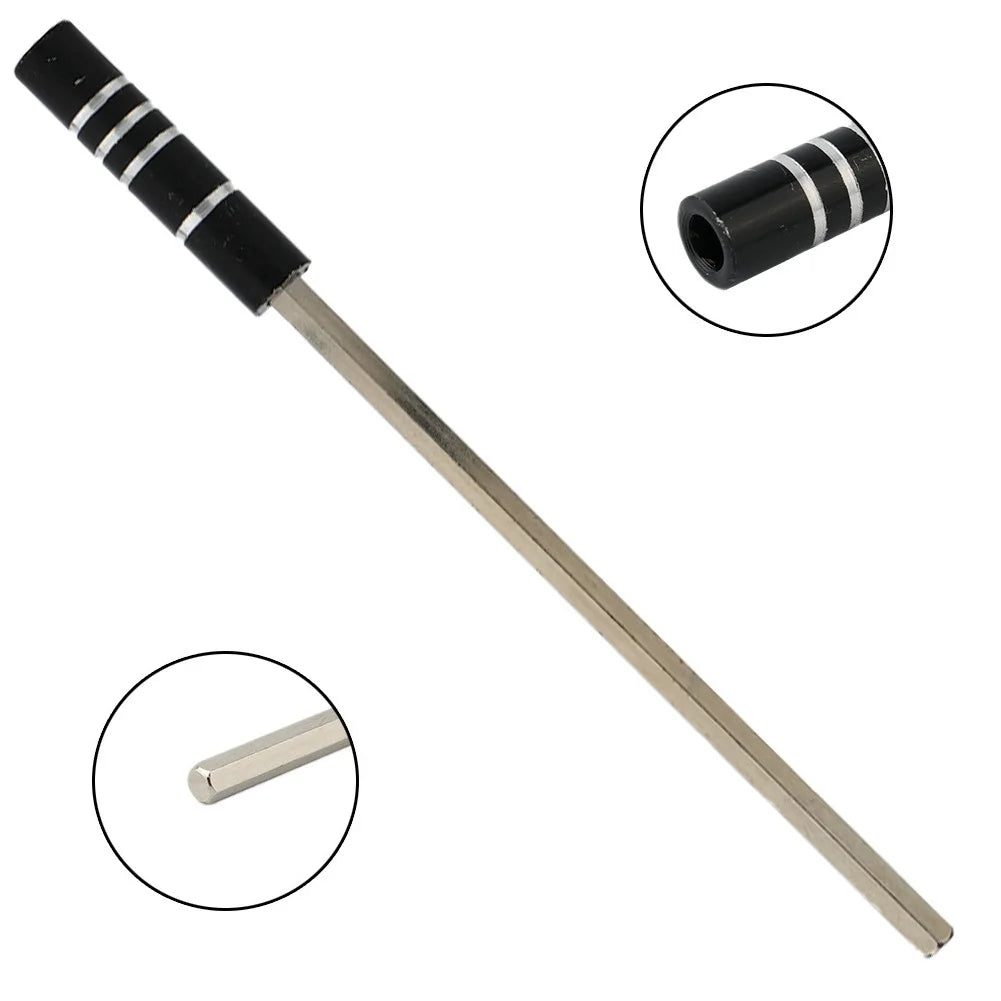 Magnetic Metal Shaft Extension Bar Rod Hex Socket Adapter Screwdriver Bit Holder 123mm Steel Shaft RadFor 4mm 1/8" Hex Bits Oasis Select Default Title
