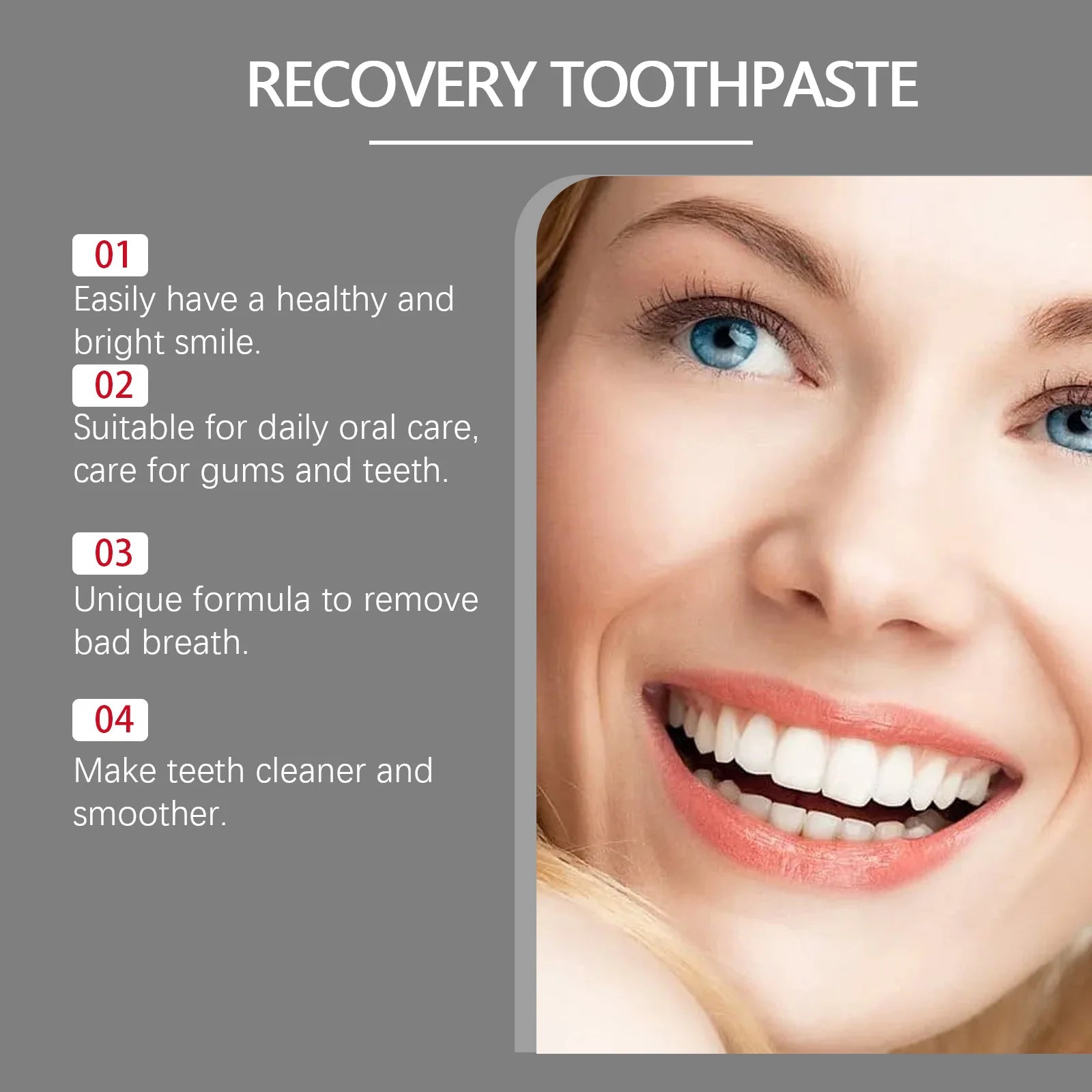 Whitening Teeth Toothpaste Enamel Repair Oral Hygiene Cleaning Stain Removal Fresh Breath Hydroxyapatite Brightening Toothpaste Oasis Select