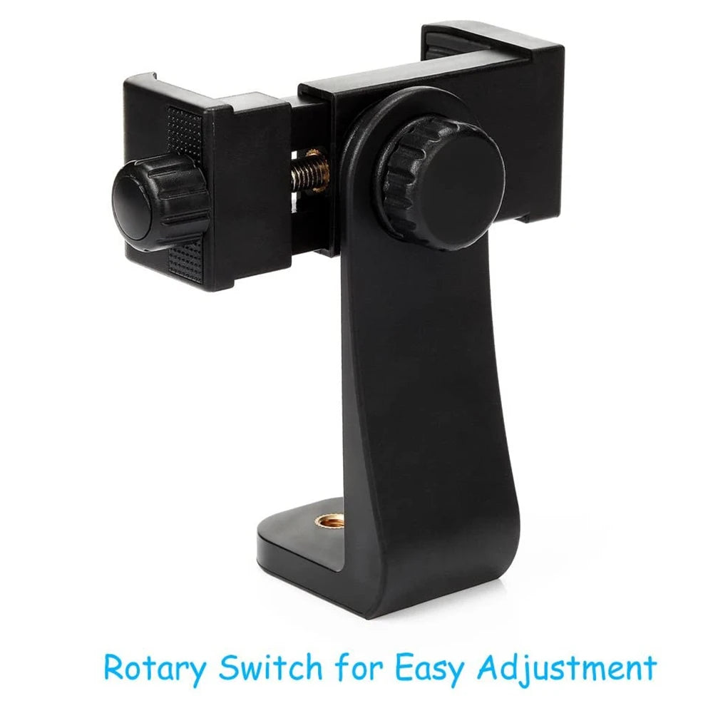 VeFly 360° Universal Phone Tripod Mount Clip | 1/4" Adapter