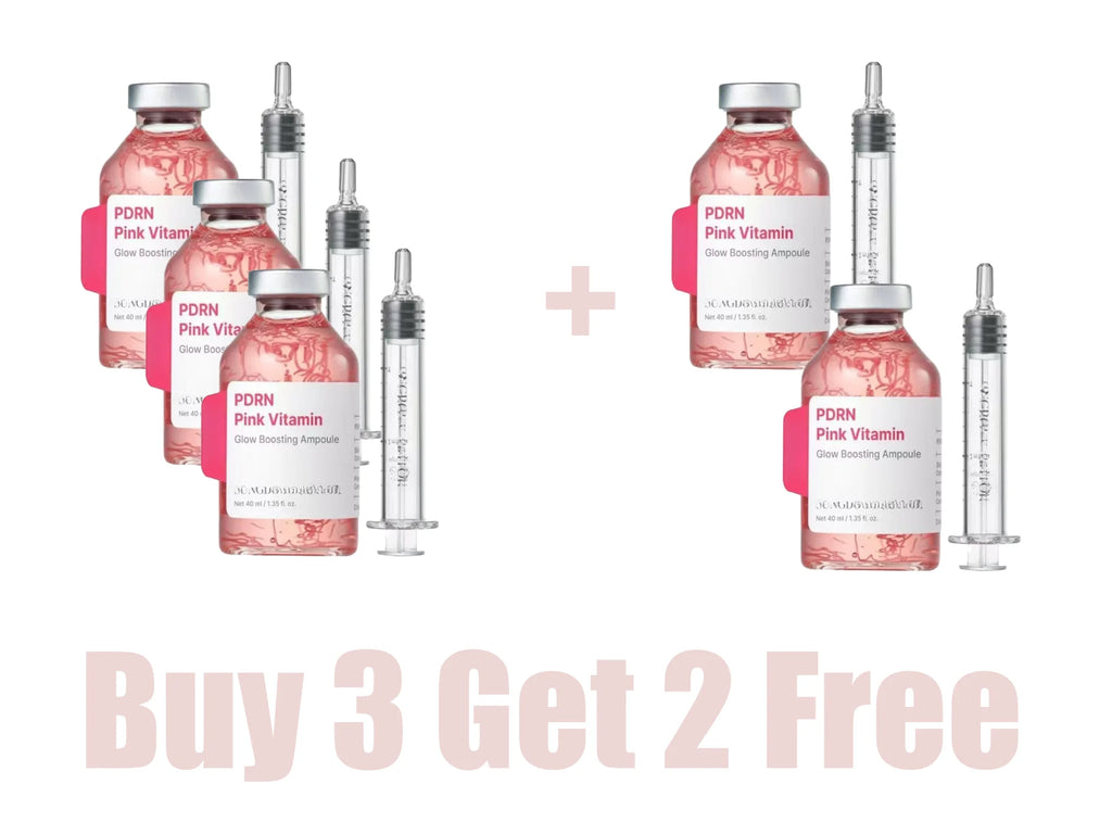 Deep Collagen Essence - Peptide Intensive Activation, Pink PDRN Stem Cell Ampoule, Brightening, Moisturizing, Skincare Oasis Select BUY 3 GET 2 FREE