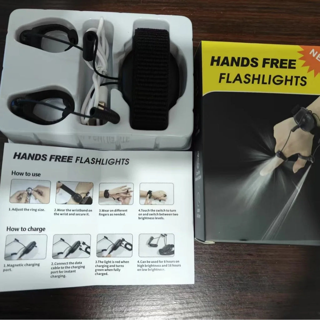 SHINEKNOT Hands-Free Finger Flashlight | Wearable LED Light