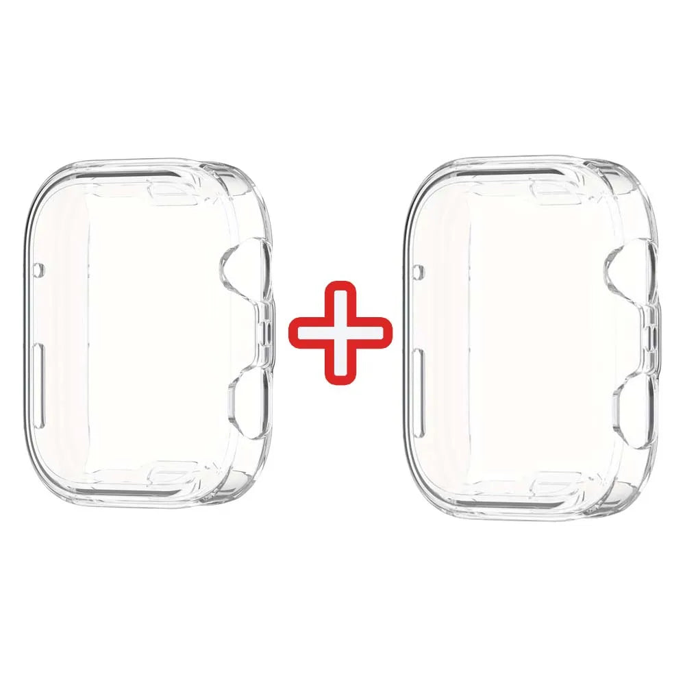 2-Pack TPU Case for Huawei Watch Fit 4 / Fit 4 Pro Full Cover Smartwatch Protective Case Oasis Select Transparent Huawei Fit 4 Pro