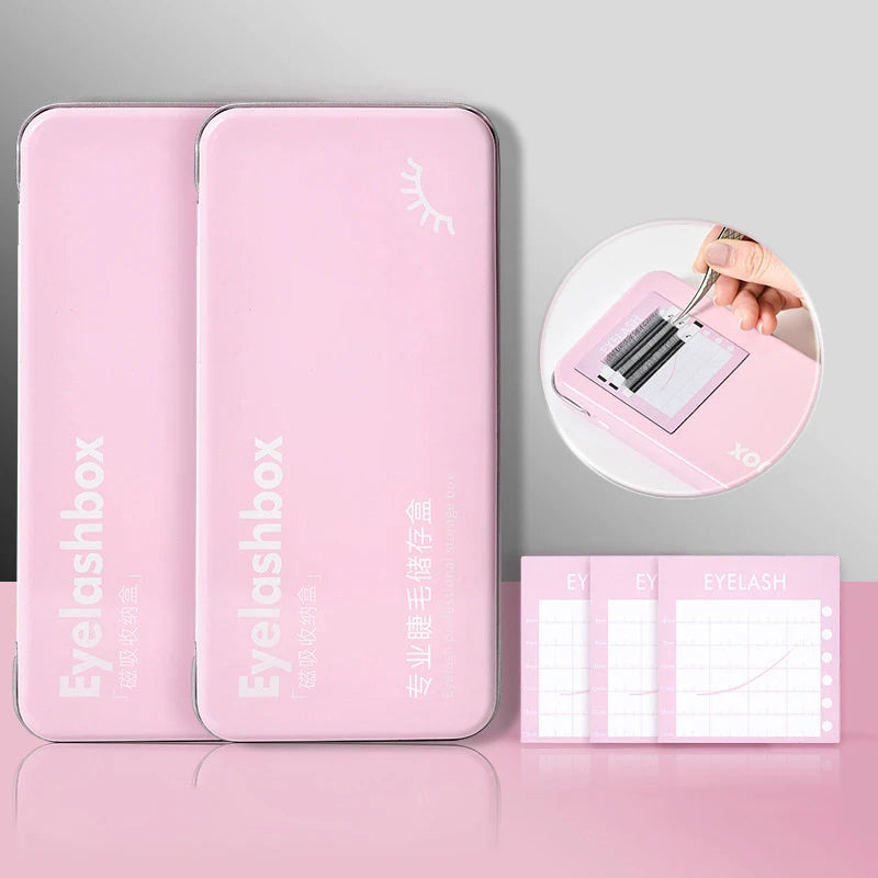 Eyelash Grafting Table,Portable Eyelash Organizer,eyelash Box, Space Saving Storage Box,Eyelash Extension Studio Tool,Eyelash Ex Oasis Select