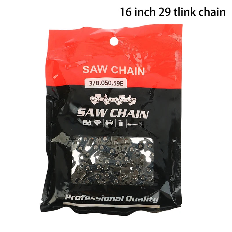 4/6/8/12/14/16 Inch Metal Chainsaw Chain Spare Parts Link Chainsaw Saw Chain Blade For Electric Saw Accessories Wood Cutting Oasis Select 16inch 59link chain