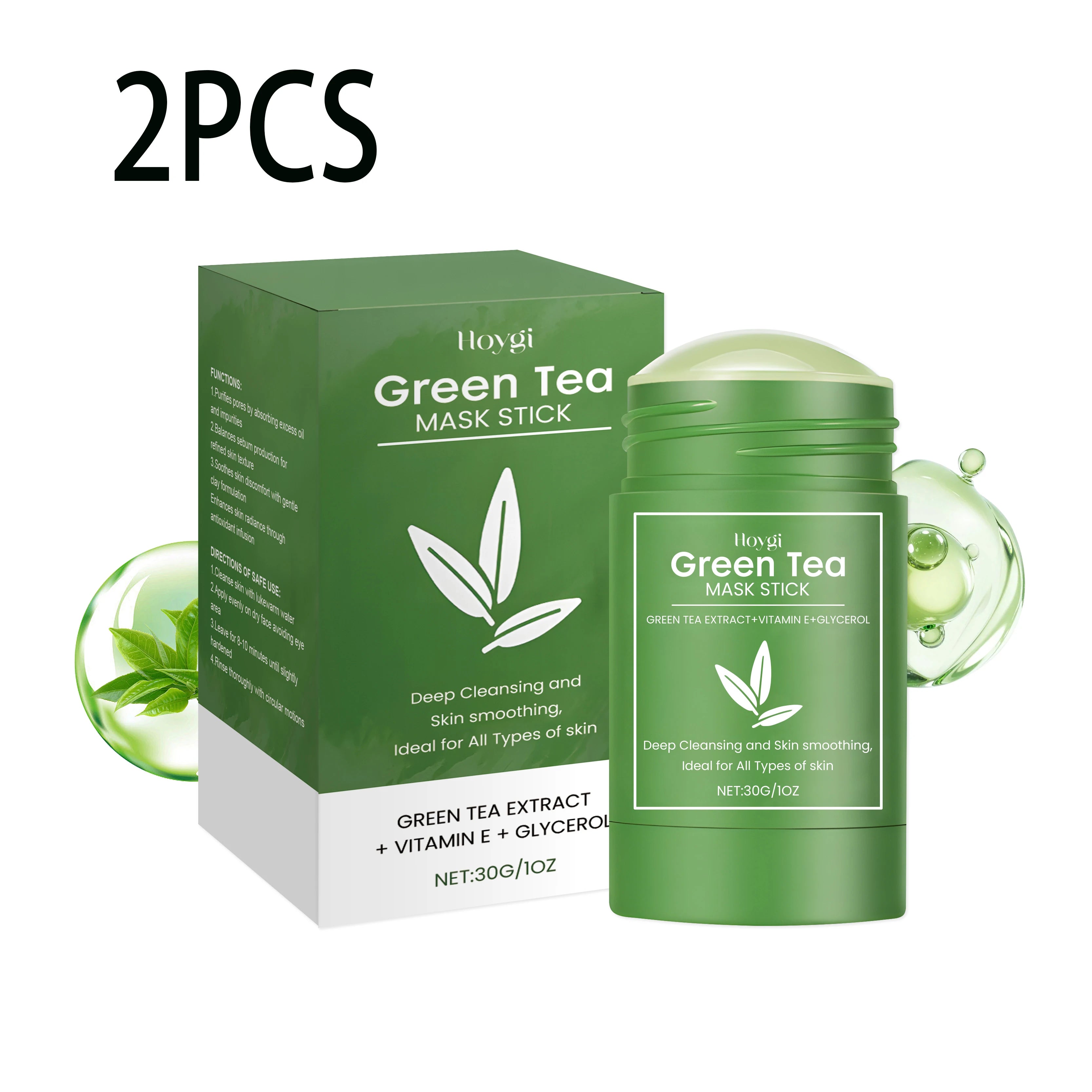 HOYGI Green Tea Cleansing Mask – Blackhead & Pore Purifier