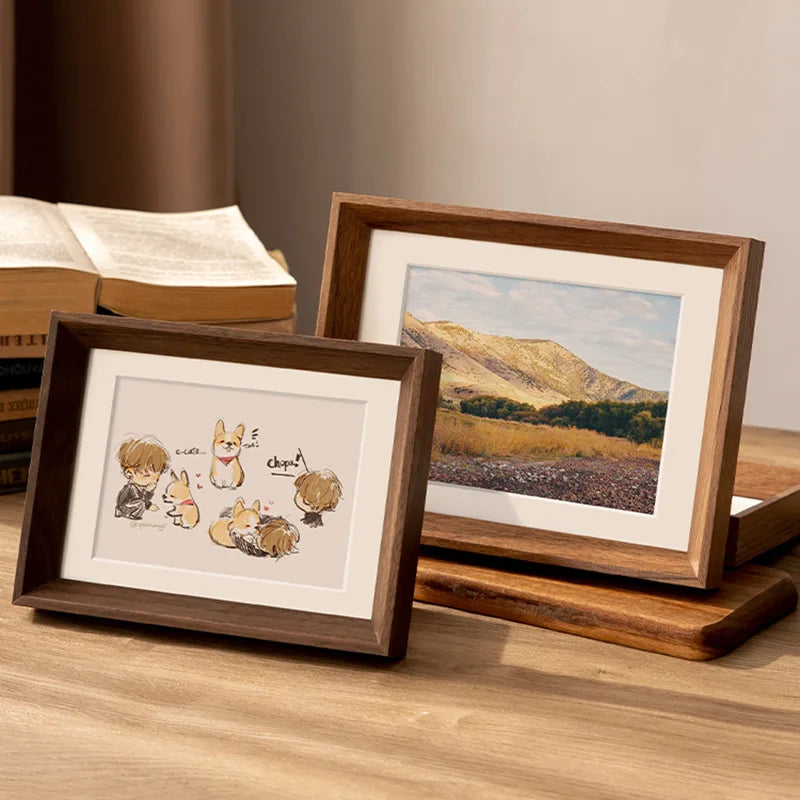 Wood Photo Frame 6 7 8 10 A4 Inch | Modern Home Décor Display