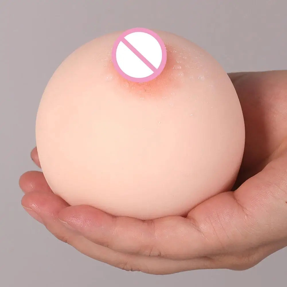 Silicone Artificial Simulated Breasts Men's Masturbation Sex Toys Realistic Soft Chest Vagina for Man Sexy Boobs Pocket Pussy Oasis Select