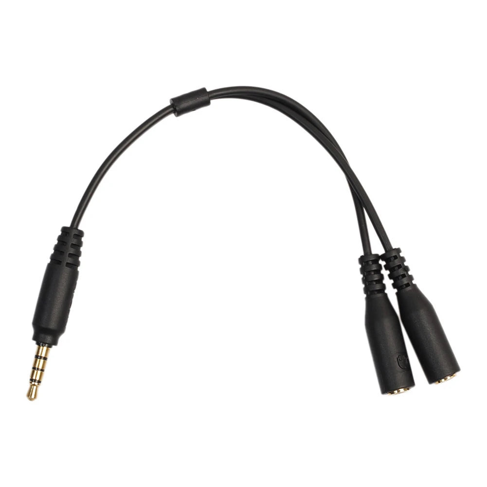 Splitter Headphone For Computer 3.5mm 2 Female To 1 Male 3.5mm Mic Audio Y Splitter Cable Headset To PC Adapter Oasis Select