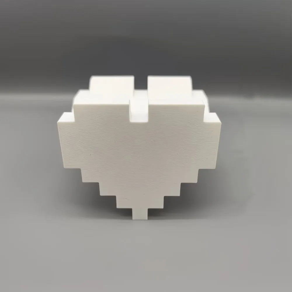 3D Printed Heart Controller Holder Stable Base Game Accessory Stand Desktop Display Rack Decor Storage Organizer for Gamers Gift Oasis Select WHITE