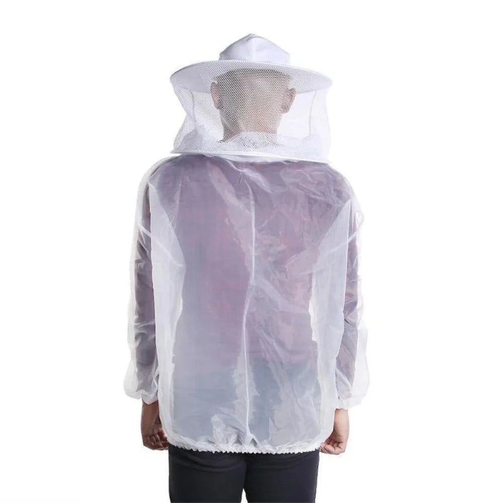 Breathable Mesh Beekeeping Jacket with Hooded Veil | Half Body Beekeeping Jacket Suit Oasis Select