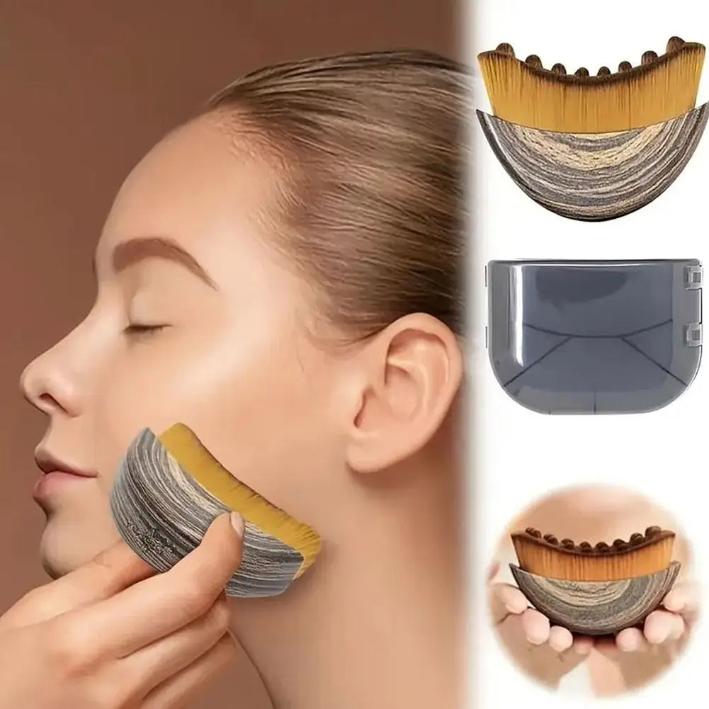 Lymphatic Contour Facial Scraping Brush Set for Women Reduce Puffiness Relief Fatigue Face Chin Skin Sculpting Tool Oasis Select