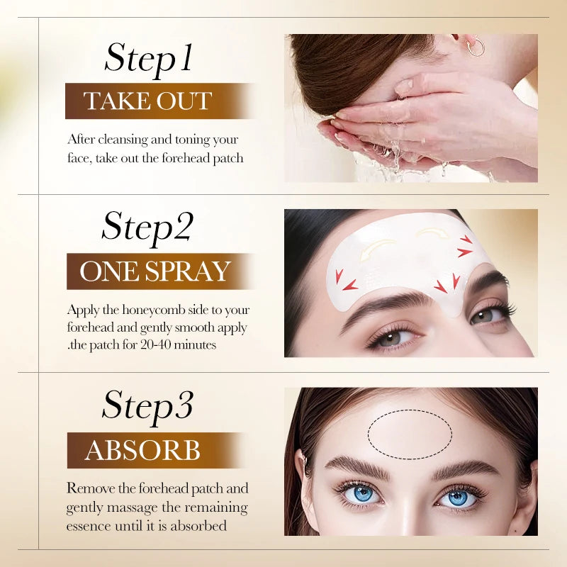 BIOAQUA White Rice Forehead Patches – Anti-Wrinkle Gel Mask 5pk Forehead Gel Mask Oasis Select
