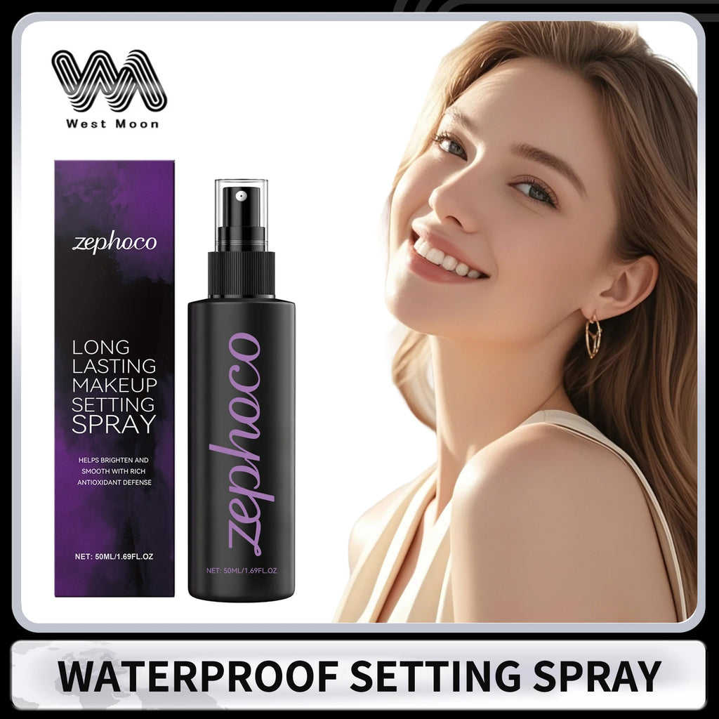 ZEPHOCO Waterproof Matte Makeup Setting Spray – Oil Control 50ml