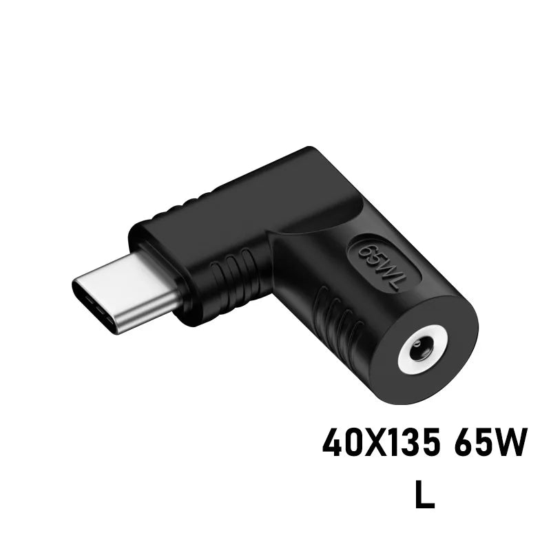 65W PD Converter DC to USB C Type c Power Adapter Converter 3.5X1.35mm 4.8X1.7mm 5.5X2.5 mm Laptop Charger to Type C Connector Oasis Select L