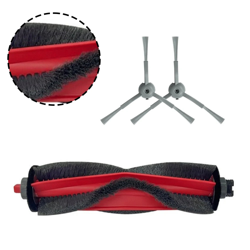 Main Roller And Side Brushes Set For Deerma S30 DEM-S30 Robot Vacuum Cleaner Spare Parts Nylon Plastic Floor Cleaning Tools Oasis Select