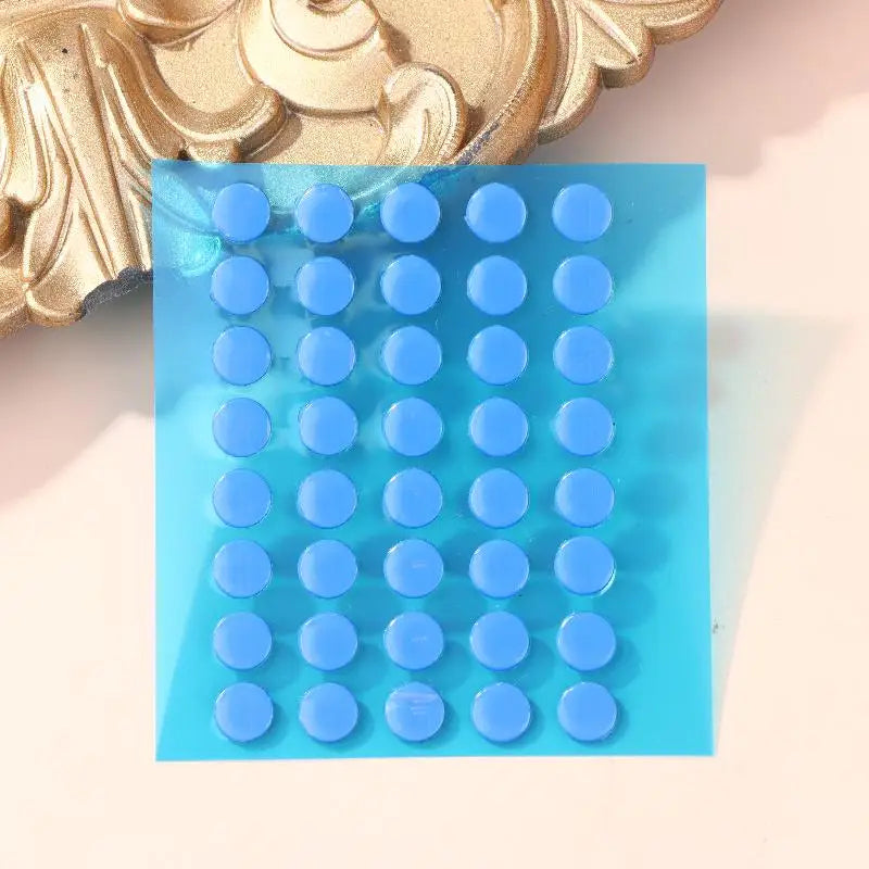 40Pcs 6.5mm Diameter 0.8mm Thickness Small Dots Universal Mouse Skates For Mouse Foot Glide Feet Sticker Oasis Select Blue