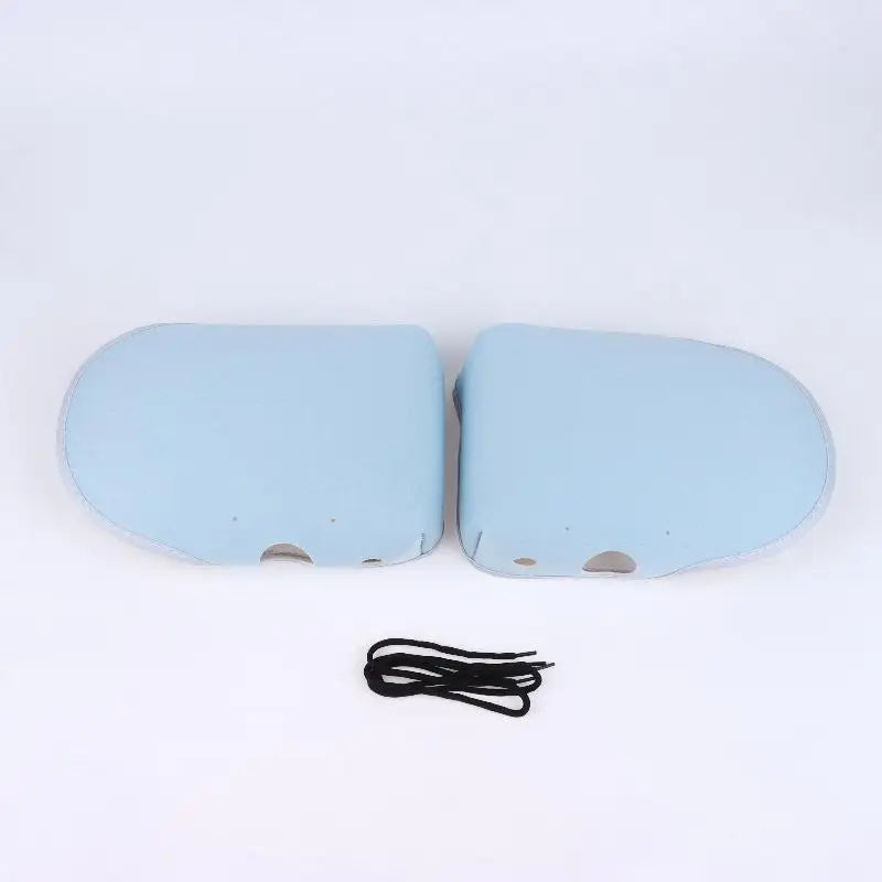 1Pair Summer Motorcycle Handlebar Muffs Sun Protection Gloves Breathable Waterproof Mesh Riding Gloves Oasis Select Blue