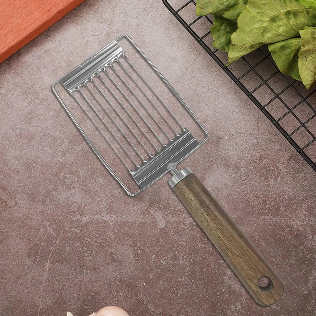 Stainless steel Hand Slicer Handheld Boiled Egg Slicer Onion Chopper Kitchen Gadgets Tomato Slicing Tool for Egg Ham Fruit Oasis Select