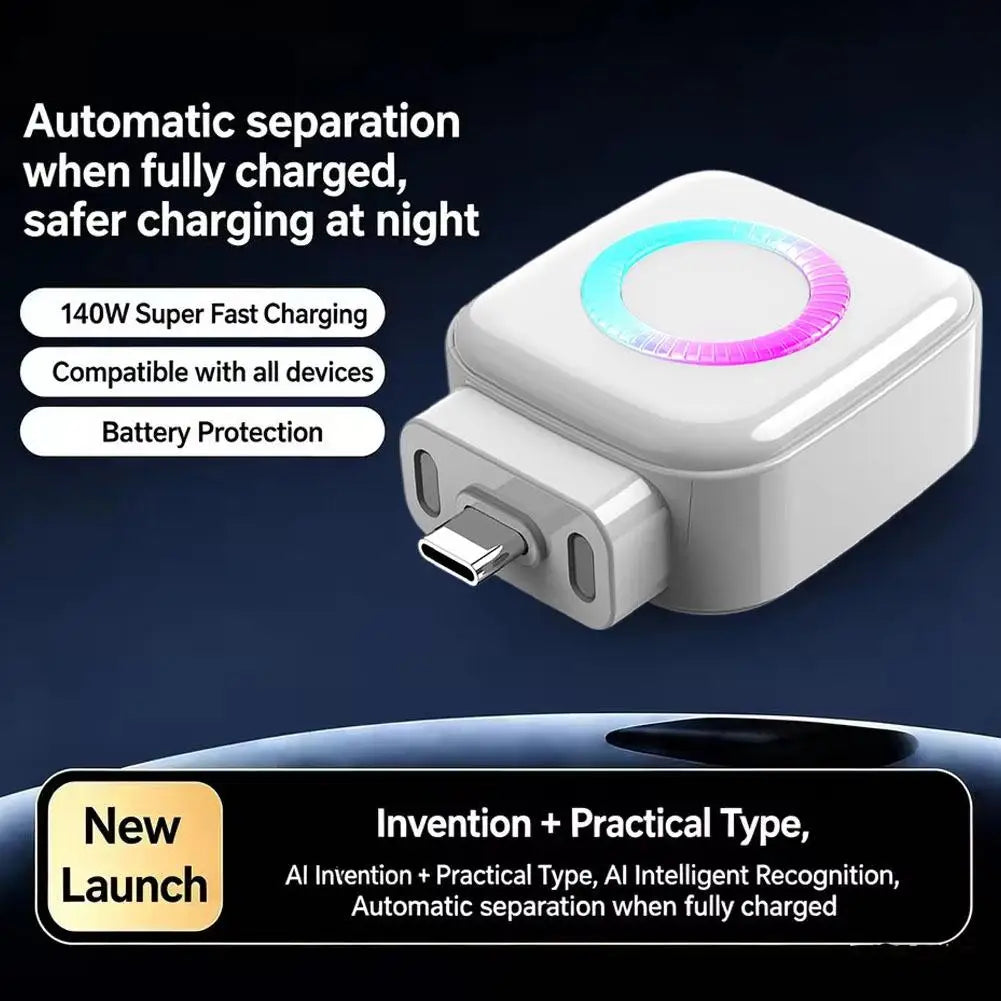 140W USB-C Fast Charger – Auto Cut-Off & Overcharge Protection USB-C Charging Adapter Oasis Select