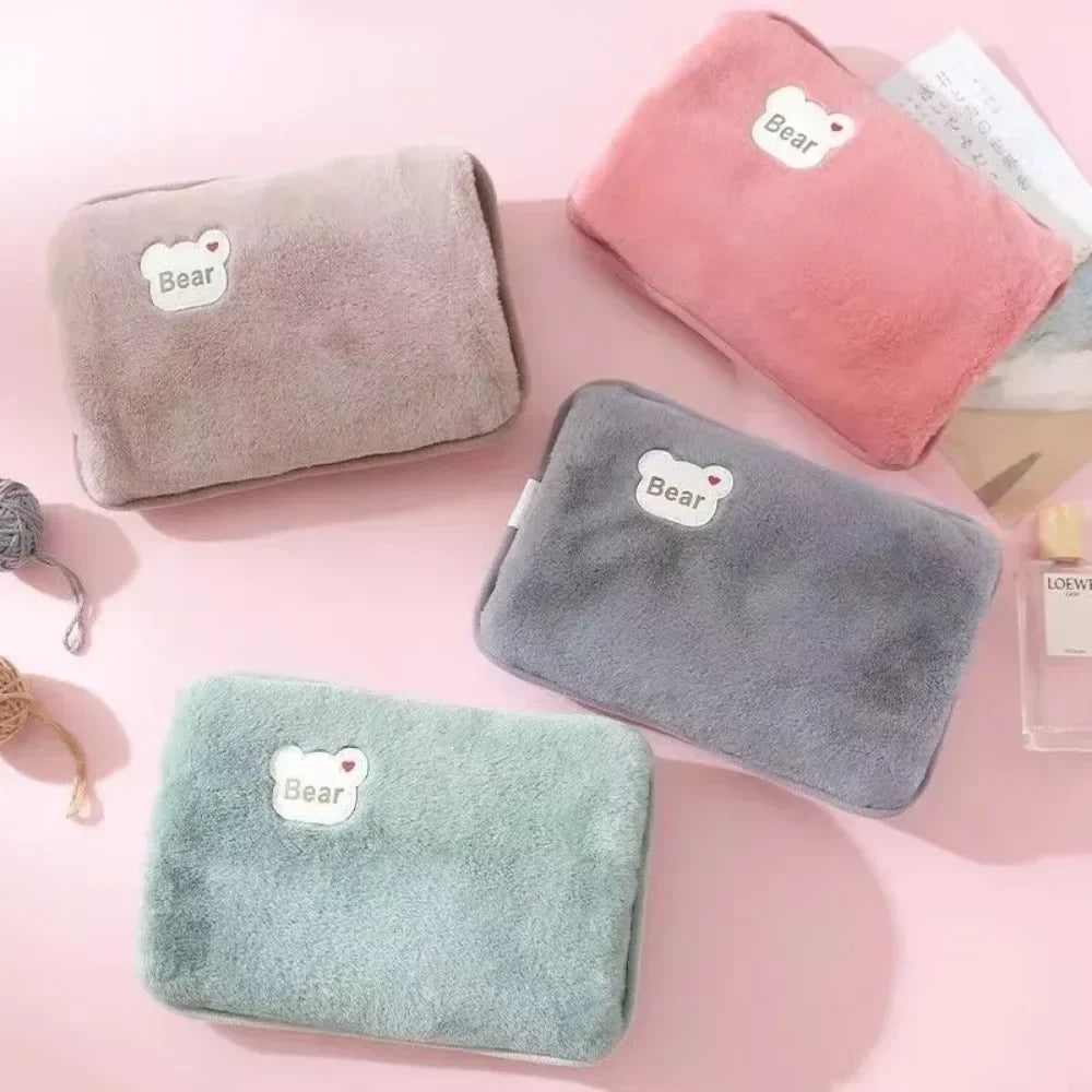 Affordable Winter Hand Warmer Cute Plush Stomach Warmer Portable Heating Pad Comfortable Handheld Warmer Bag Practical Oasis Select
