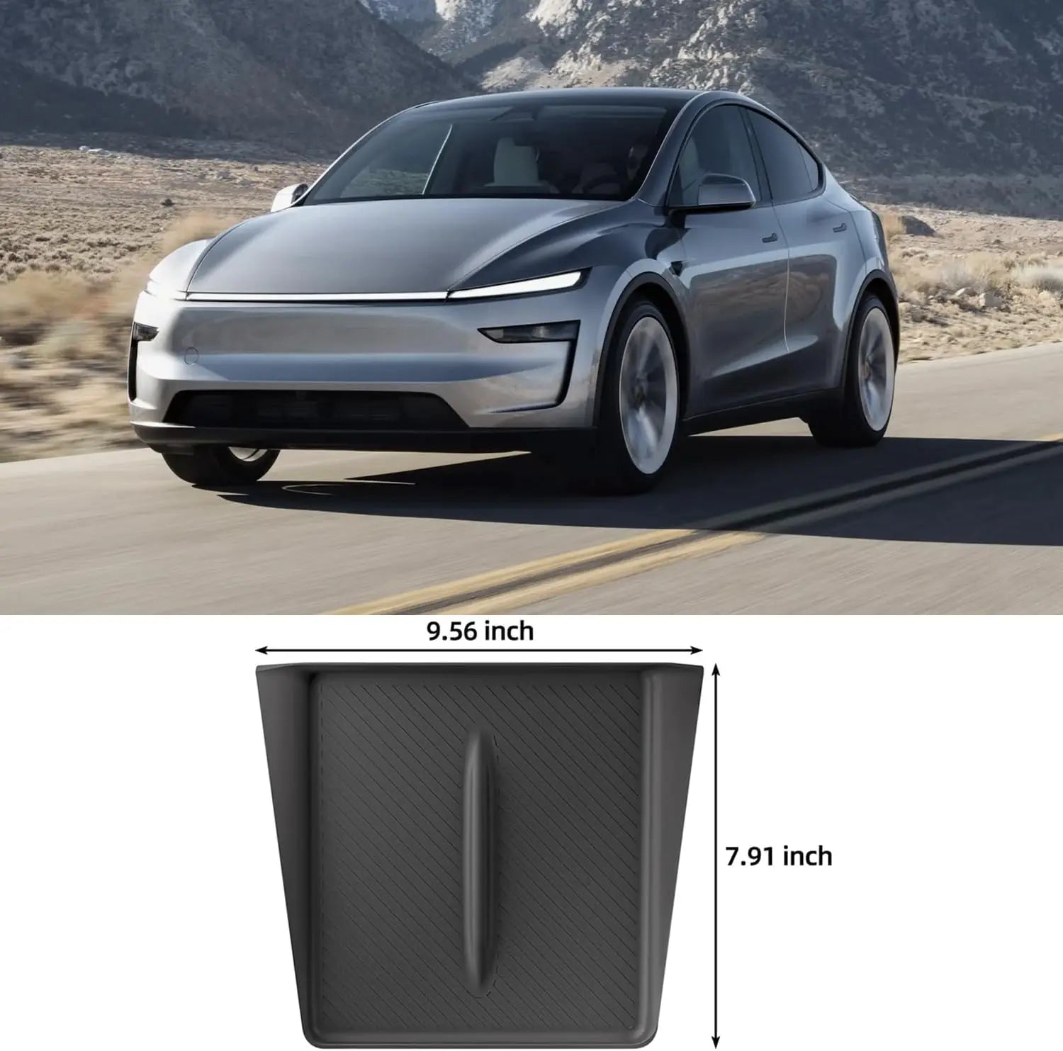Dustproof Waterproof Wireless Charging Pad for 2025-2026 Model Y Juniper Ultra-Thin Silicone Mat Cover Interior Accessories Oasis Select