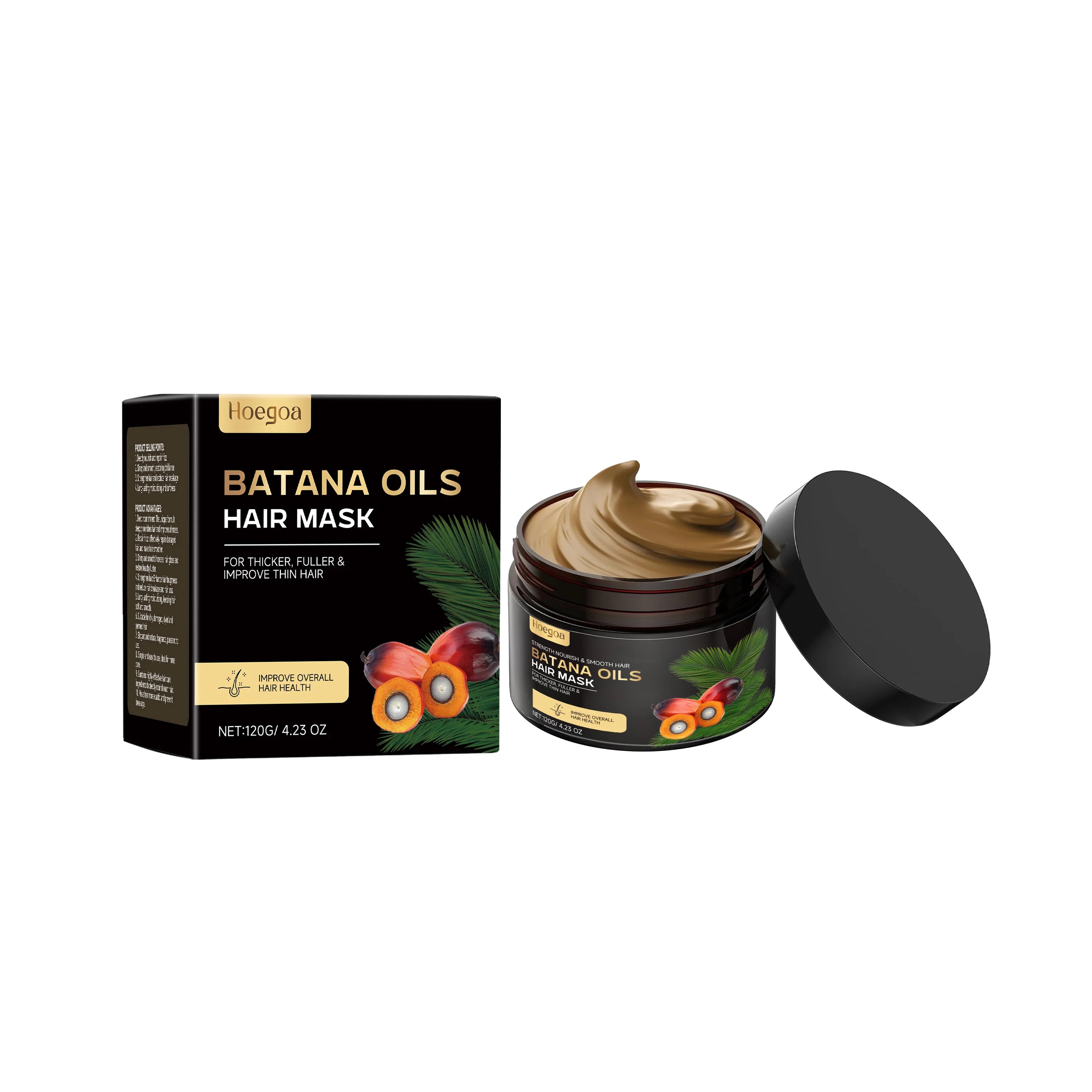 HOEGOA Batana Oil Hair Mask – Growth & Anti-Breakage Treatment Batana Oil Hair Mask Oasis Select 120g boxed