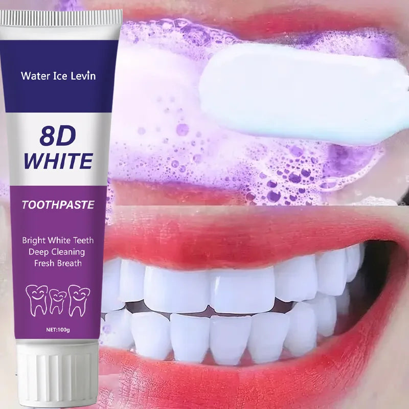 Purple Teeth Whitening Toothpaste – Apatite, Sulfate-Free, 100g Whitening Toothpaste Oasis Select
