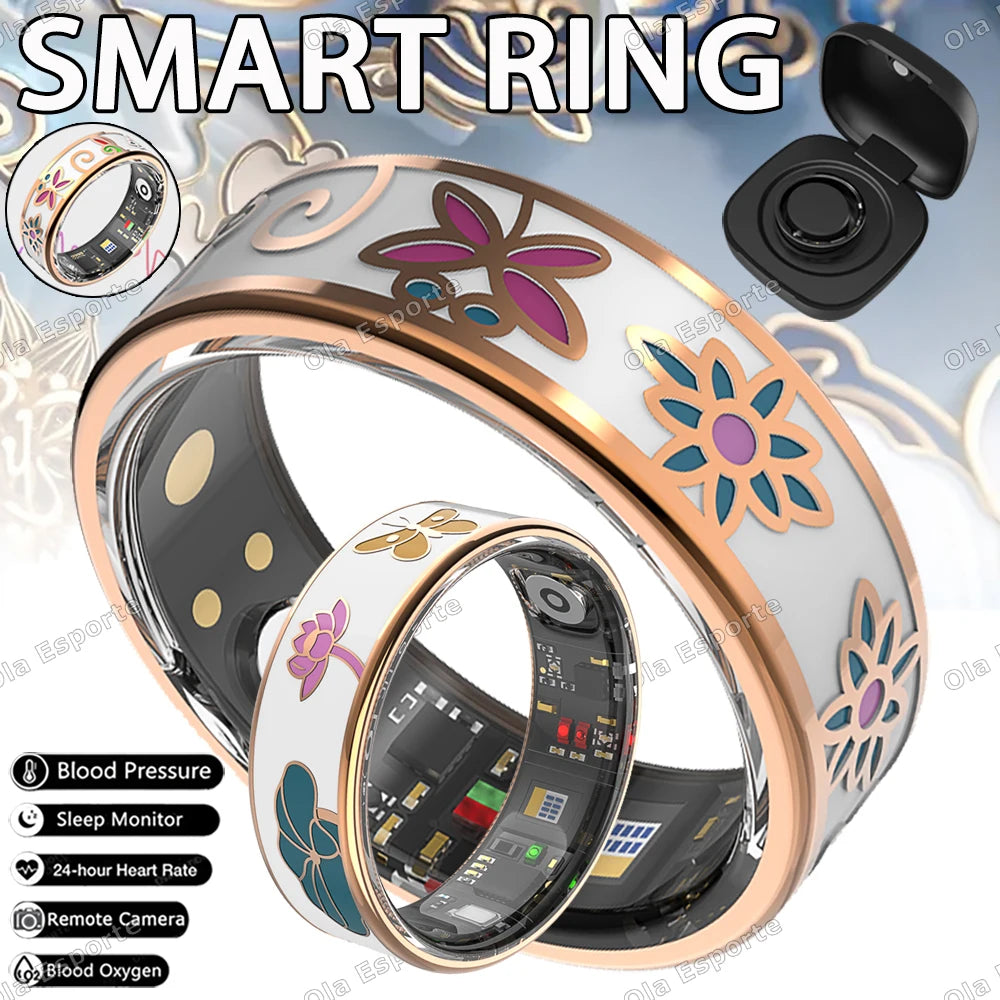 Smart Health Ring – Heart Rate, Sleep & SpO2 Monitor