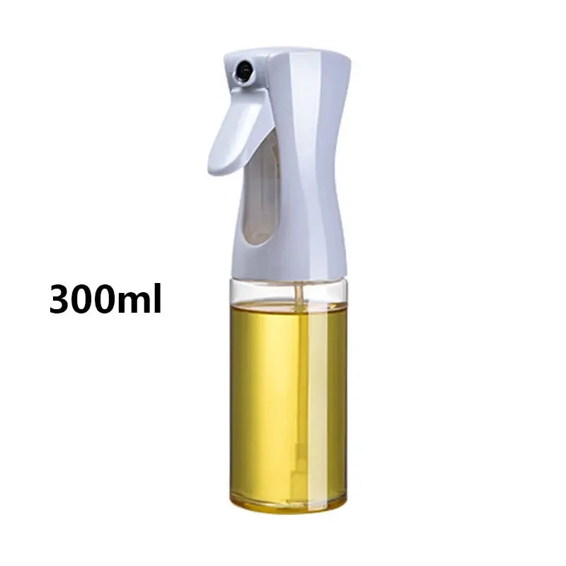 200/300/500ml Oil Spray Bottle BBQ Cooking Olive Oil Sprayer Kitchen Baking Oil Alcohol spray Empty Bottle Vinegar Bottle Oasis Select 300 ML White-A
