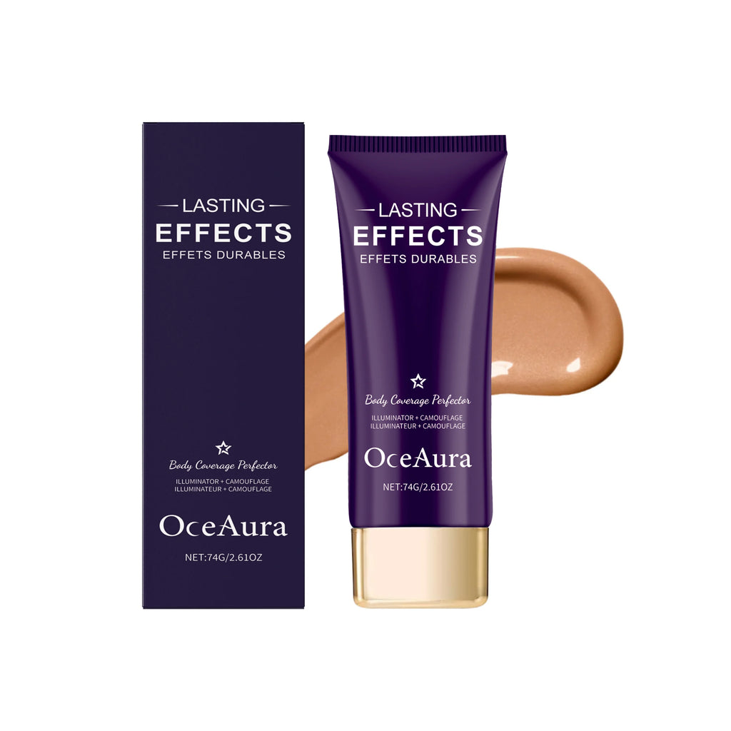 OceAura Lightweight Concealer & Foundation Cream – Full Coverage Concealer Foundation Oasis Select Dark Skin Boxed