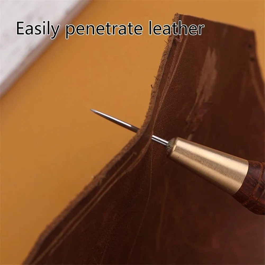 LIKE WISH Handmade Leather Goods DIY Sandalwood Diamond Awl Rosewood Diamond Cone Leather Awl Diamond Cone Oasis Select