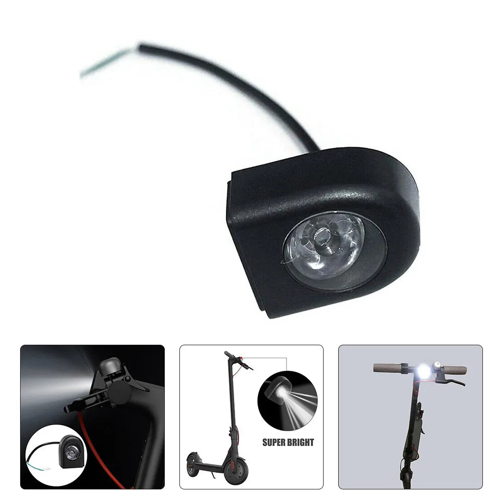 Lamp LED Light ABS Craftsmanship Electric Scooter Headlight High Intensity Long Lasting Performance Functional Oasis Select