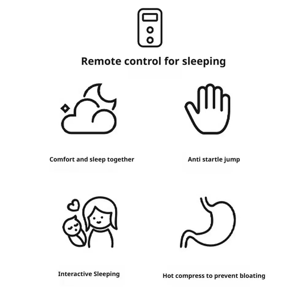 Newborn Soothing Patting Pillow – Electric Baby Sleep Soother