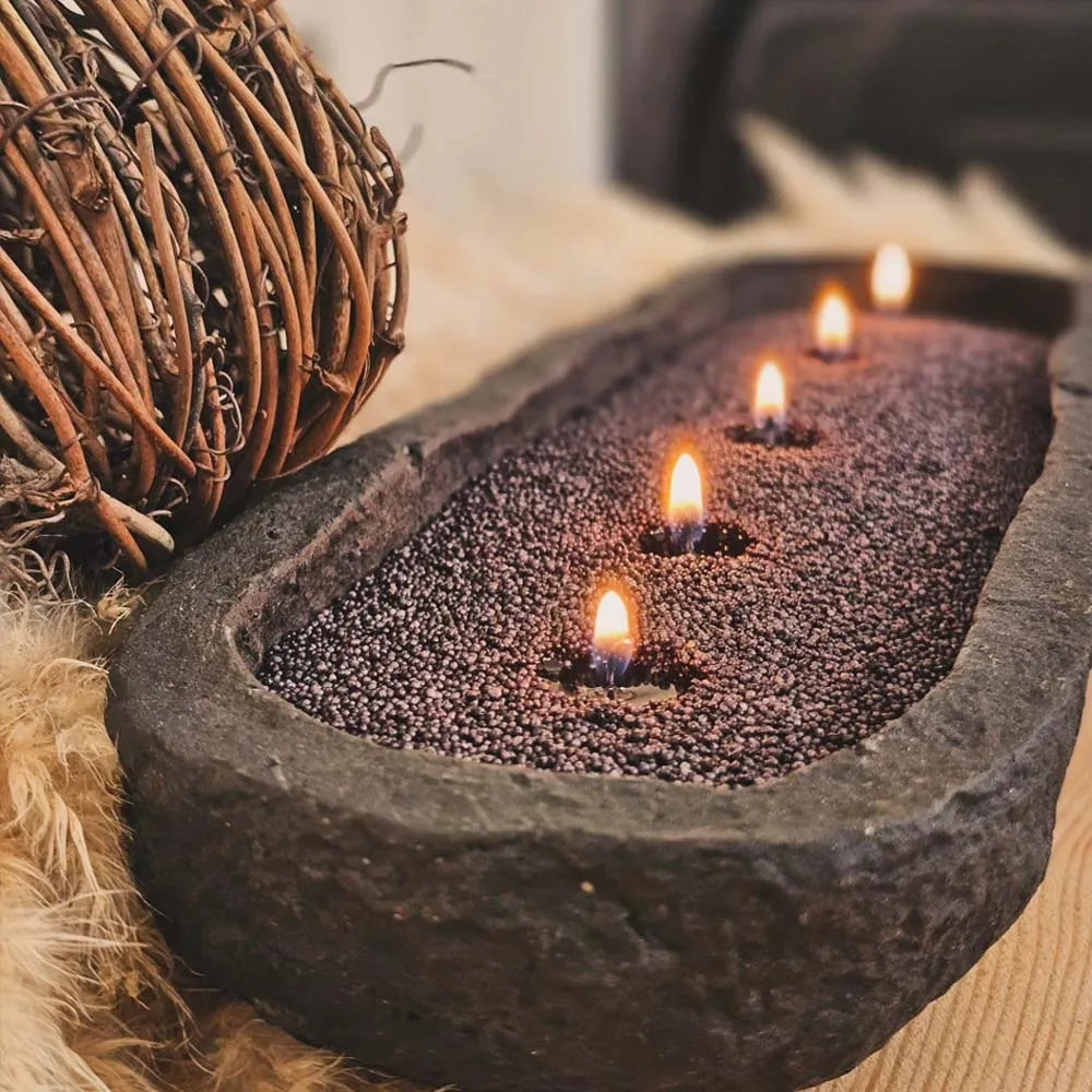 200G Black Sand Beaded Wax Candle Making Kit DIY Pearled Candle Candle Making 10PCS Wicks 2PCS Centering Devices 40 Stickers Dot Oasis Select