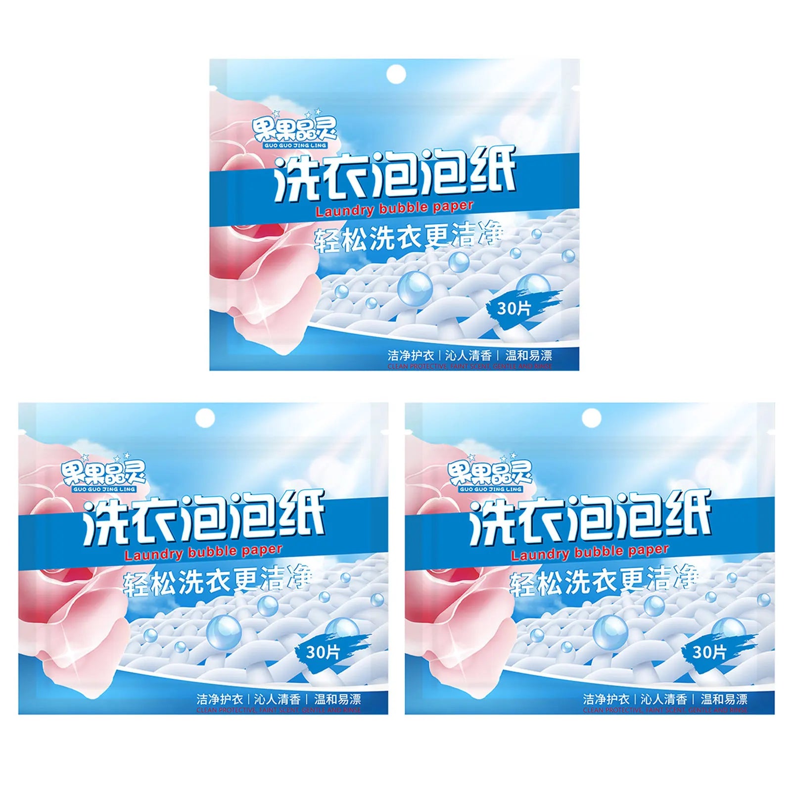 Concentrated Laundry Detergent Sheets – 30/60/90 Pack