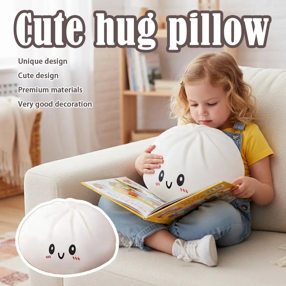 Oversized Dumpling Plush Pillow – Squishy Stress Relief Toy Novelty Plush Pillow Oasis Select