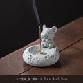 Blue Sand Stone Twelve Zodiac Tea Ceremony Decoration Aromatherapy Chinese Stove Incense Holder Lovely Table Decoration Oasis Select mouse