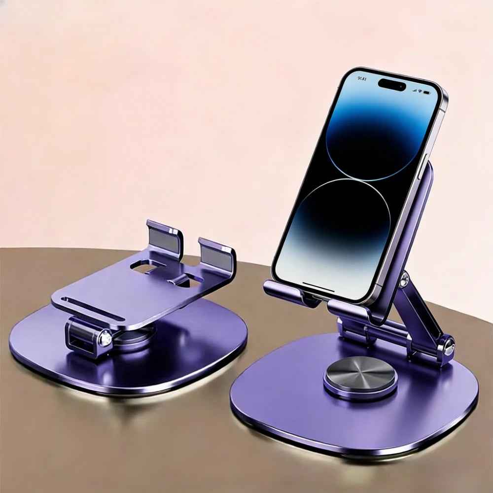 Rotating Table Cell Phone Holder Support Desktop Stand for IPad Samsung IPhone 15 14 13 Mobile Mount Phone Holder Oasis Select