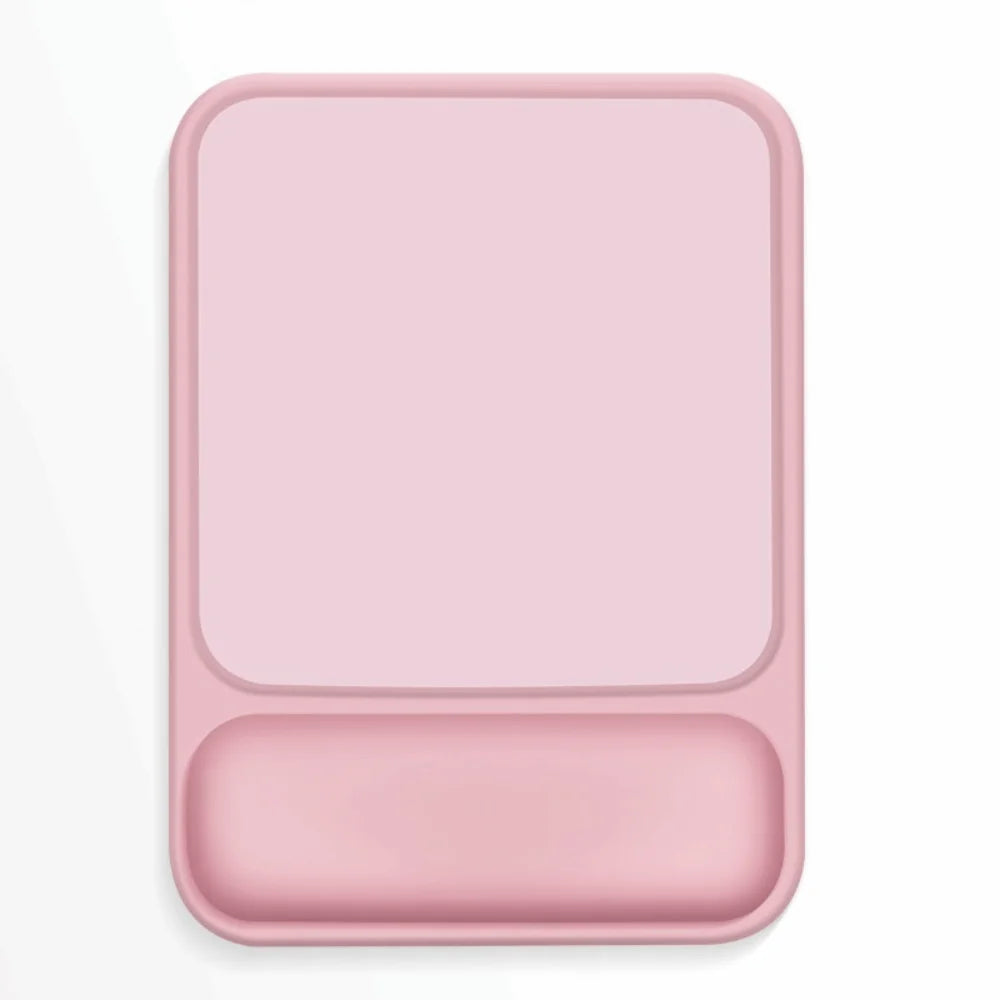 Ergonomic Wrist Rest Mouse Pad Soft Palm Rest Non-Slip Base Hand Pillow Durable Slow Rebound Mouse Mat Office Use Oasis Select Mouse Pad pink