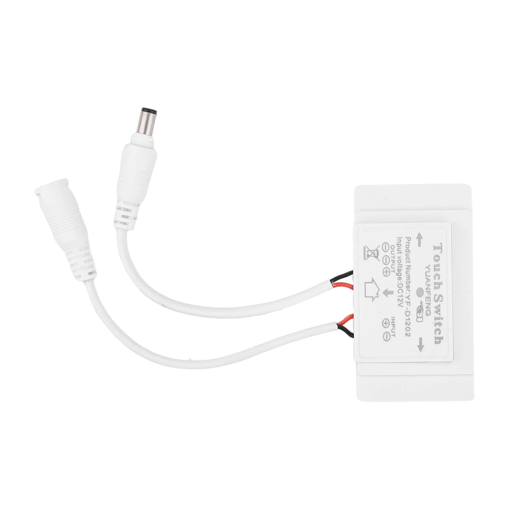 Touch Sensor Switch DC 12V 5A 60W LED Smart Single Key Mirror Light Switch Touch Dimmer Switch For Bathroom Mirror Oasis Select