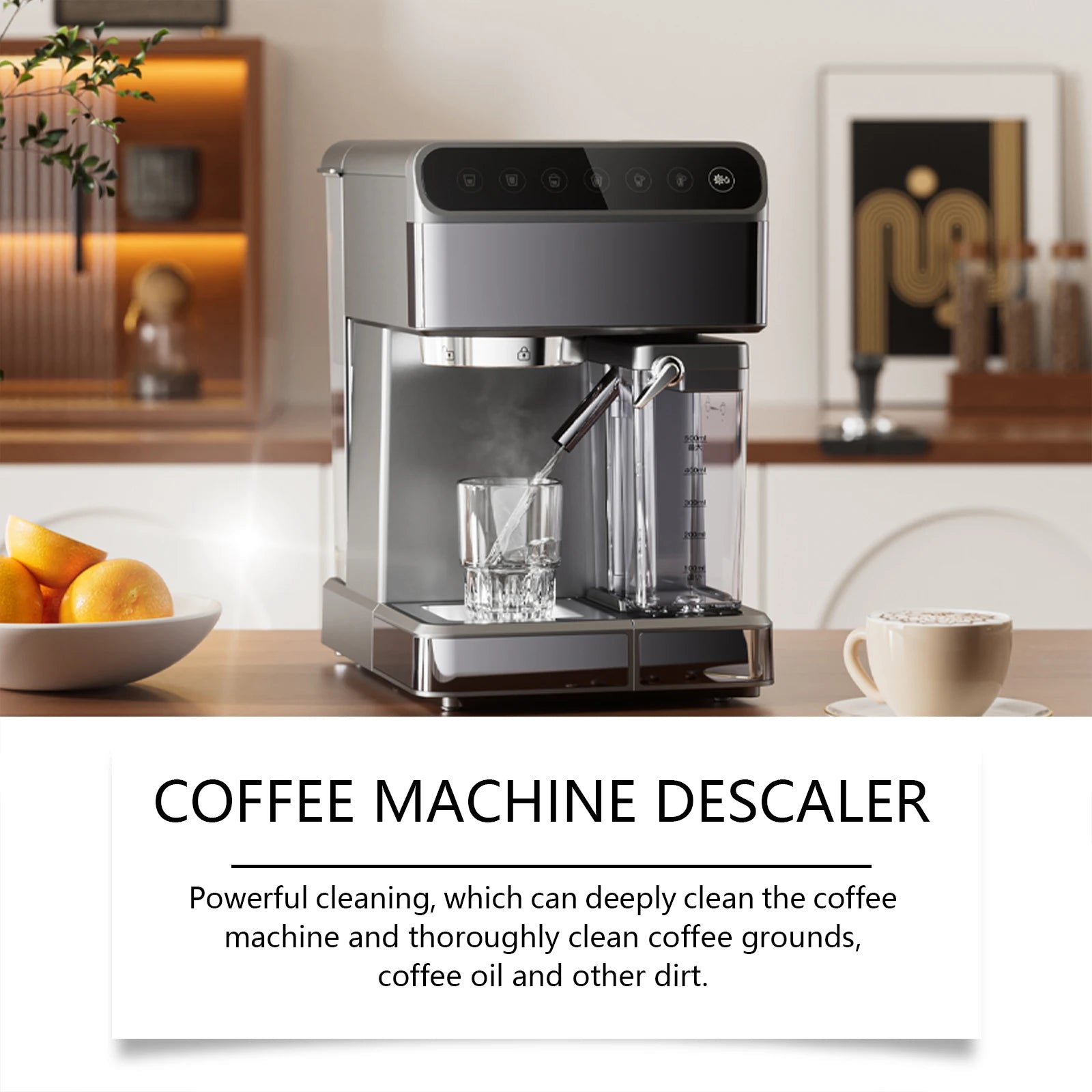 Jue-Fish Coffee Machine Descaler & Cleaner 100ml Coffee Machine Descaler Oasis Select