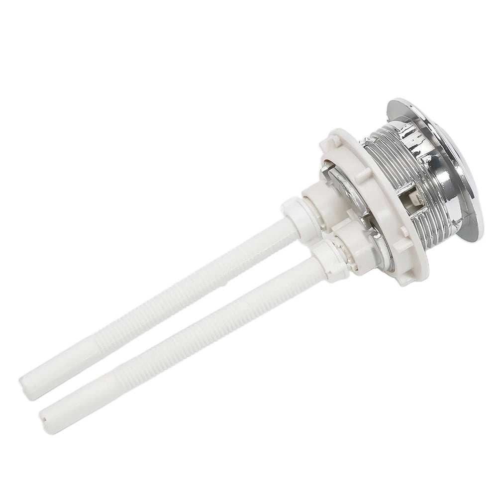 48/58MM Dual Push Button Flush Toilet Water Tank Double Crescent Shape 2 Rods Bathroom Toilet Switches Oasis Select