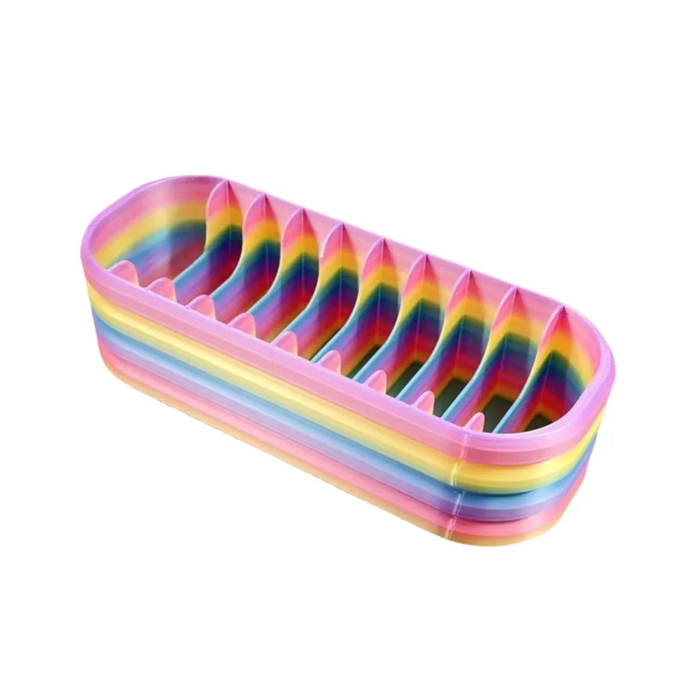 10-Grid Diamond Art Bead Storage Box | Gradient Organizer