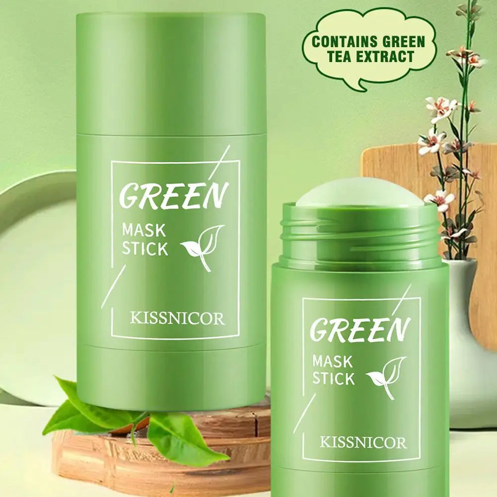 Green Tea Mask Face Clean Green Tea Cleansing Deep Moisturizing Shrink Pores Blackhead Acne Facial Korean Skin Care Oasis Select