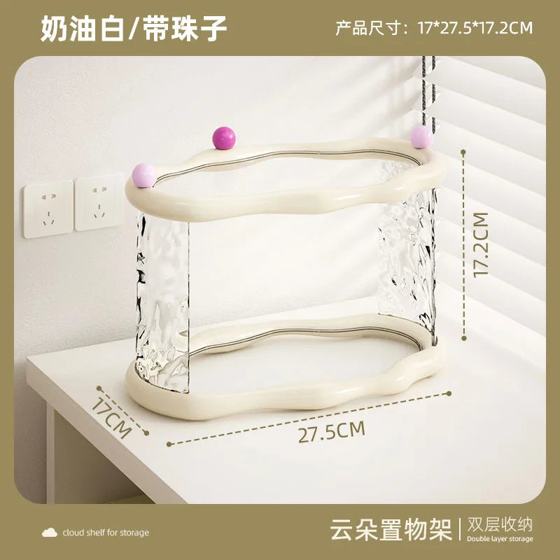 Desktop Cosmetics & Skincare Organizer Rack | Bathroom Storage