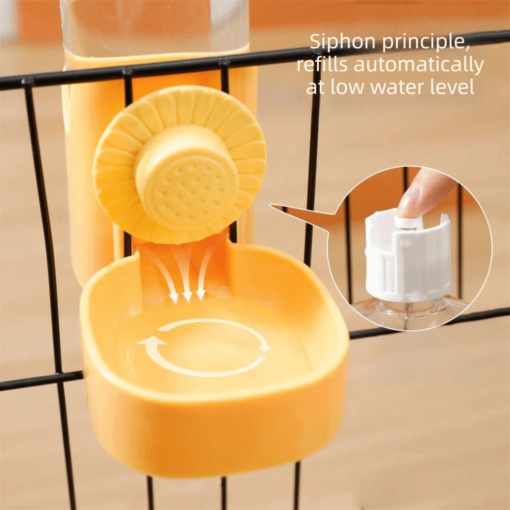 Hanging Pet Water Bottle Anti-Drip Cage Feeder for Small Pets