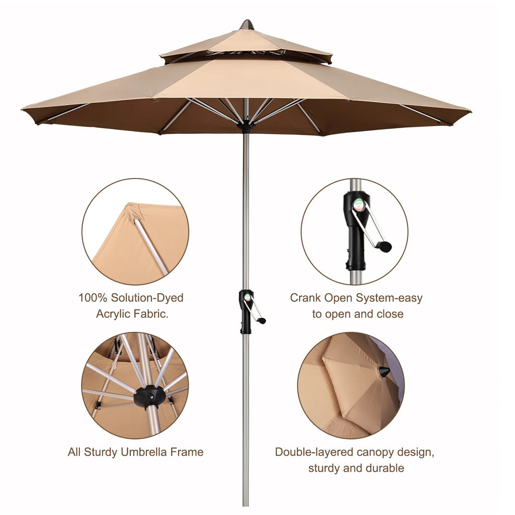 Outdoor Patio Umbrella UV Protection Outdoor Table Umbrella Market Umbrella Oasis Select