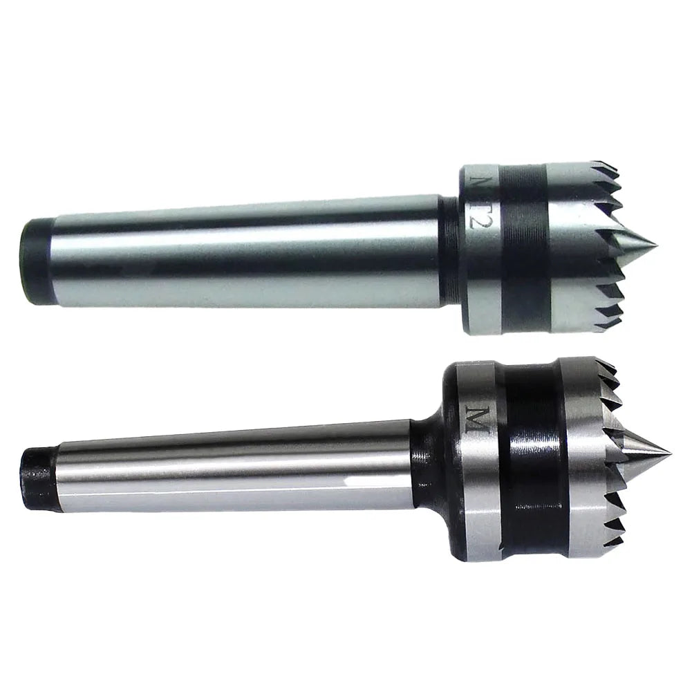 Crown Multi-tooth Woodworking Lathe Drive Center Spindle MT1or MT2 With Spring Loaded Point Woodturing CNC Metalworking Tools Oasis Select