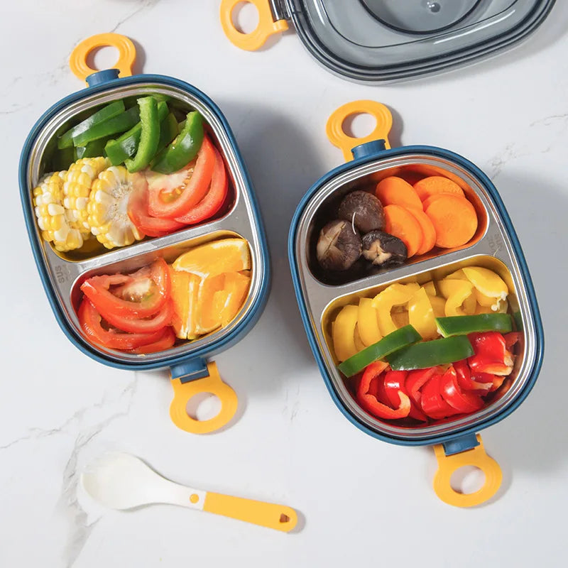 2000ML Insulation Lunch Box Portable 3 Layer Student Bento Box Leakproof Microwavable Food Container School Travel Office Picnic Oasis Select
